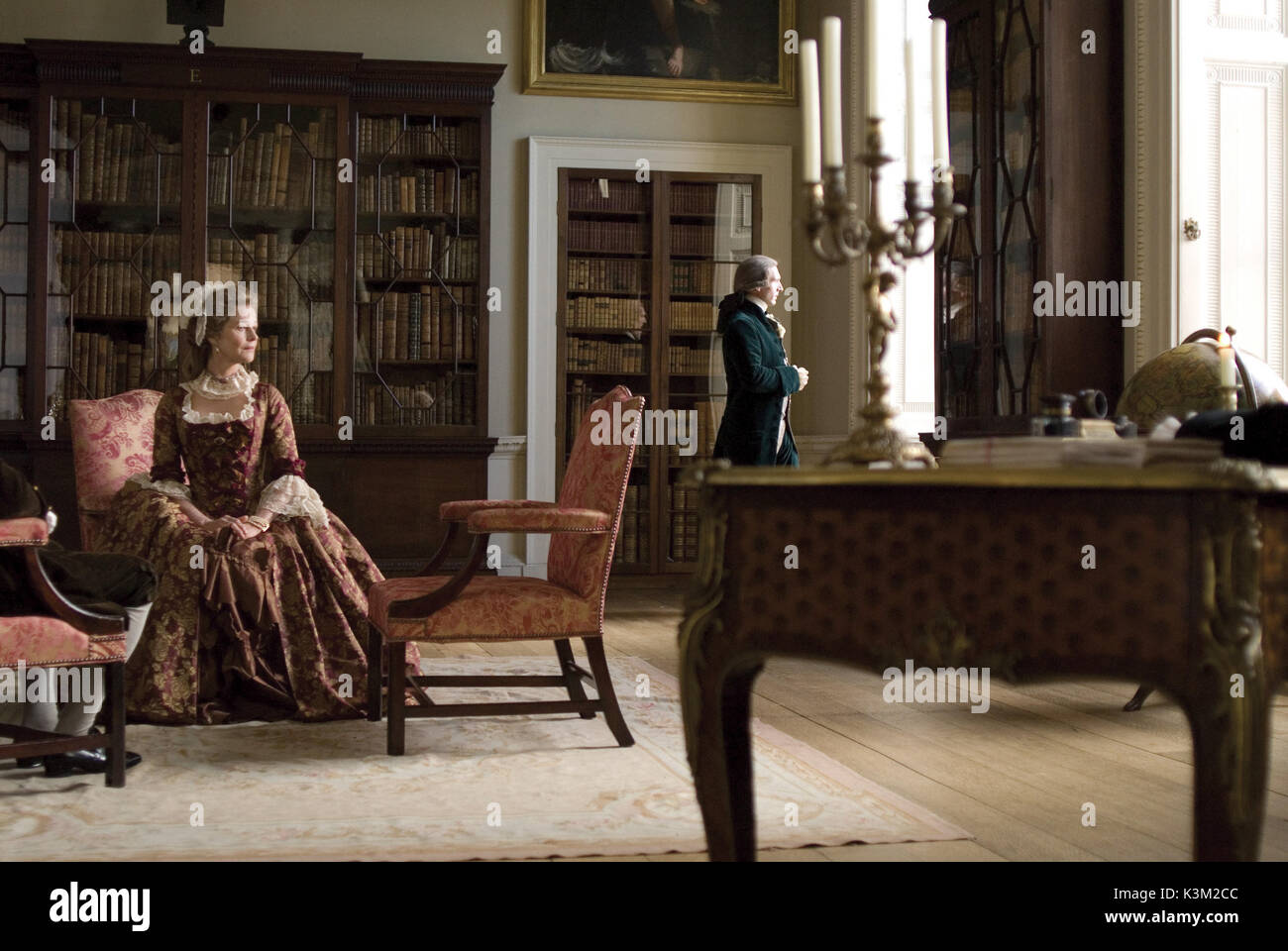 THE DUCHESS CHARLOTTE RAMPLING as Lady Spencer, RALPH FIENNES as the Duke of Devonshire       Date: 2008 Stock Photo