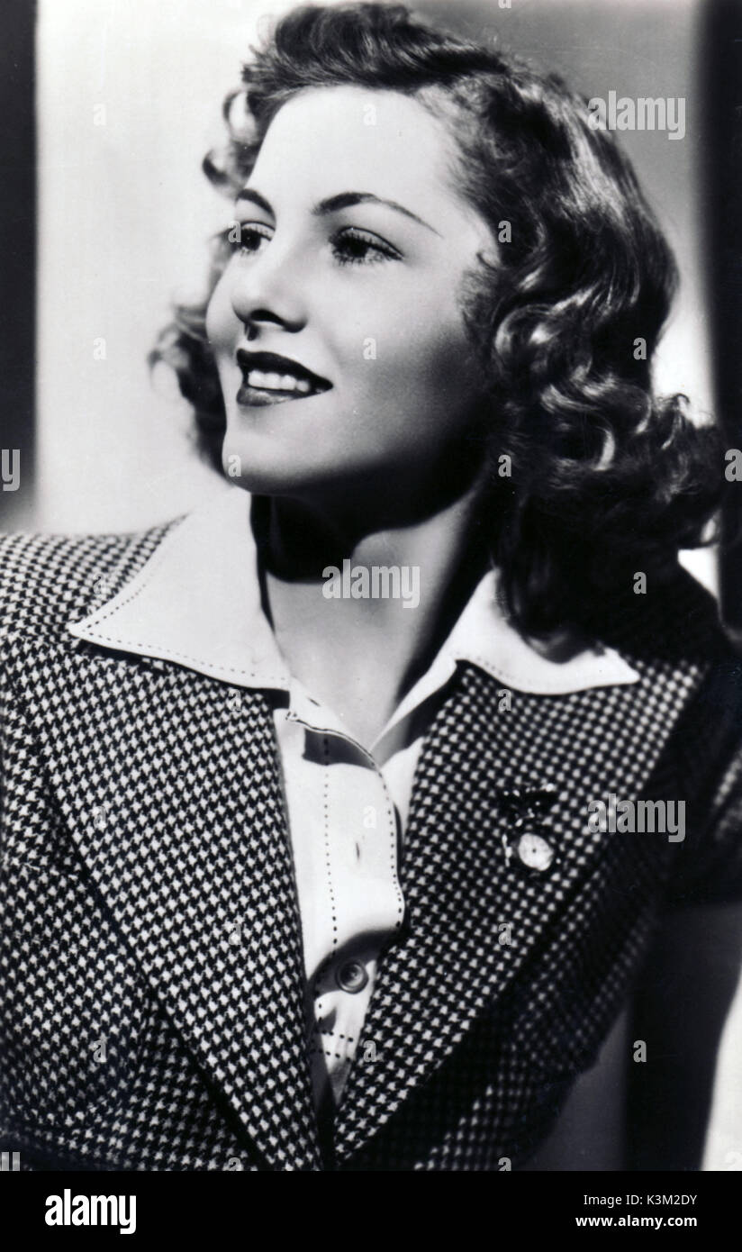 JOAN FONTAINE British Actress Stock Photo - Alamy