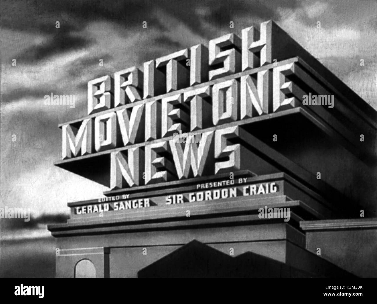 BRITISH MOVIETONE NEWS Stock Photo