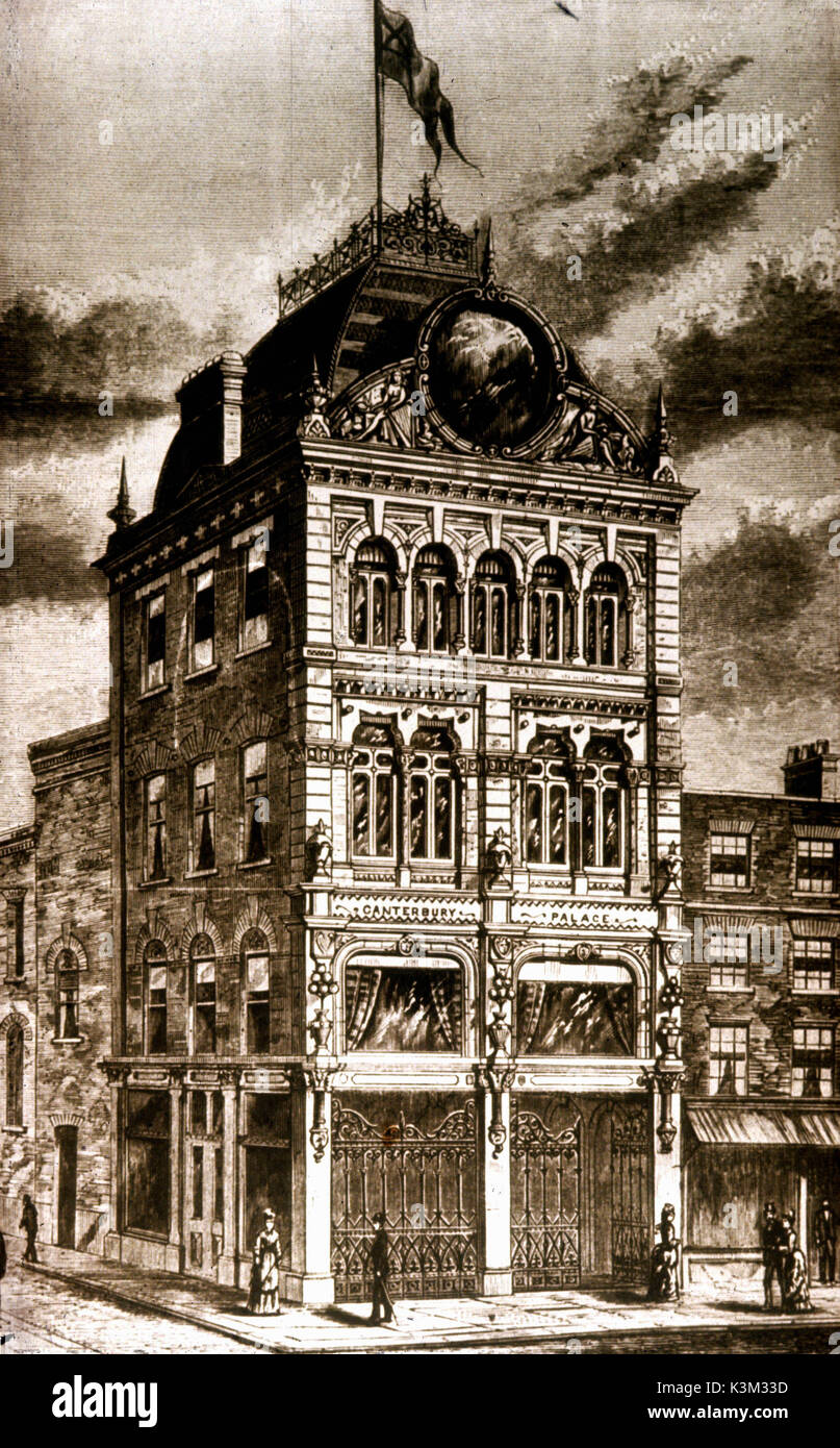 THE CANTERBURY MUSIC HALL 143 Westminster Bridge Road, London Destroyed