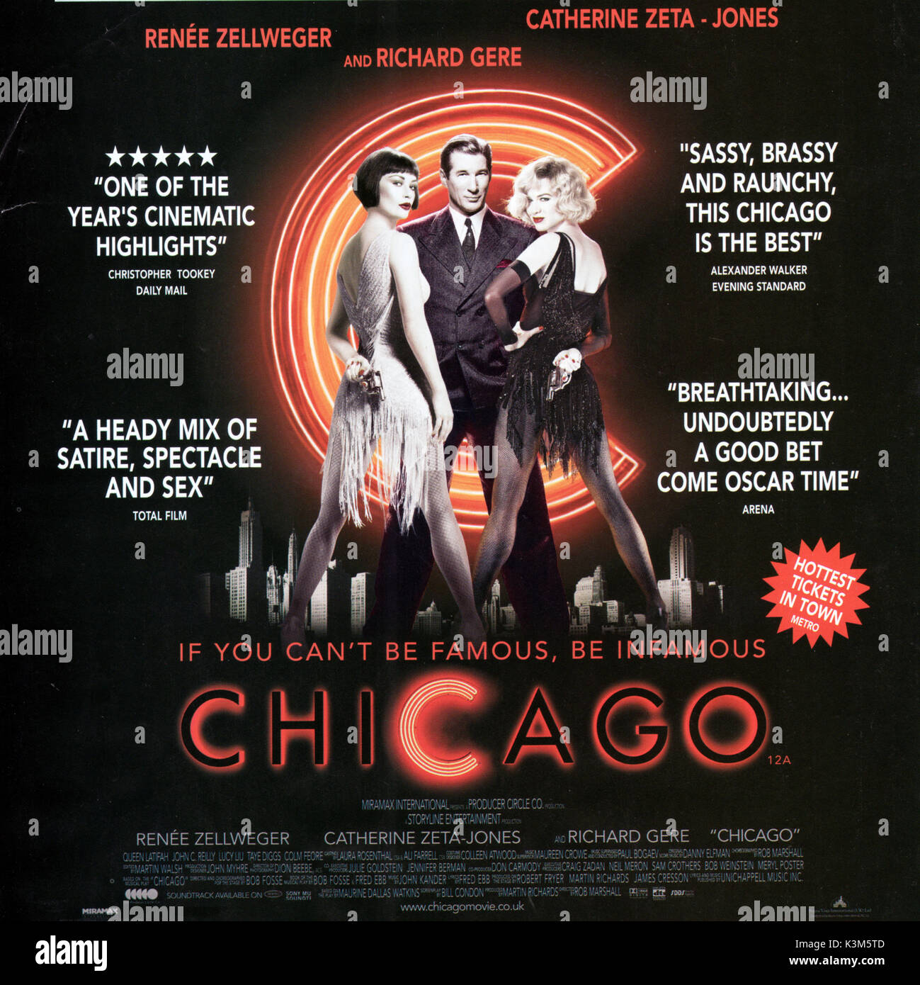 Home USA NEW A Chicago Movie POSTER 11 x 17 Catherine Zeta-Jones ...