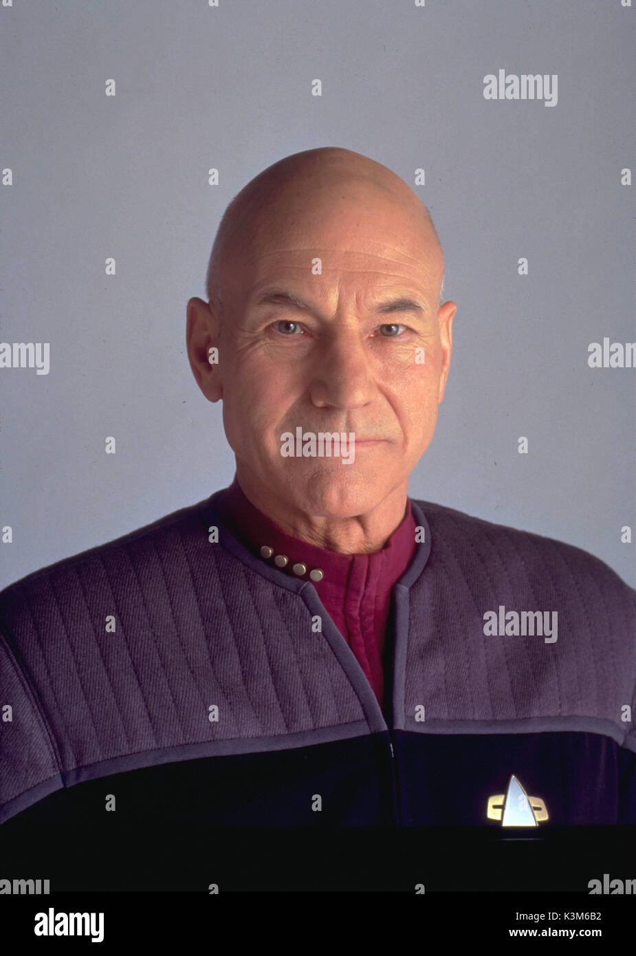 STAR TREK: NEMESIS PATRICK STEWART as Captain Jean-Luc Picard STAR TREK: NEMESIS     Date: 2002 Stock Photo