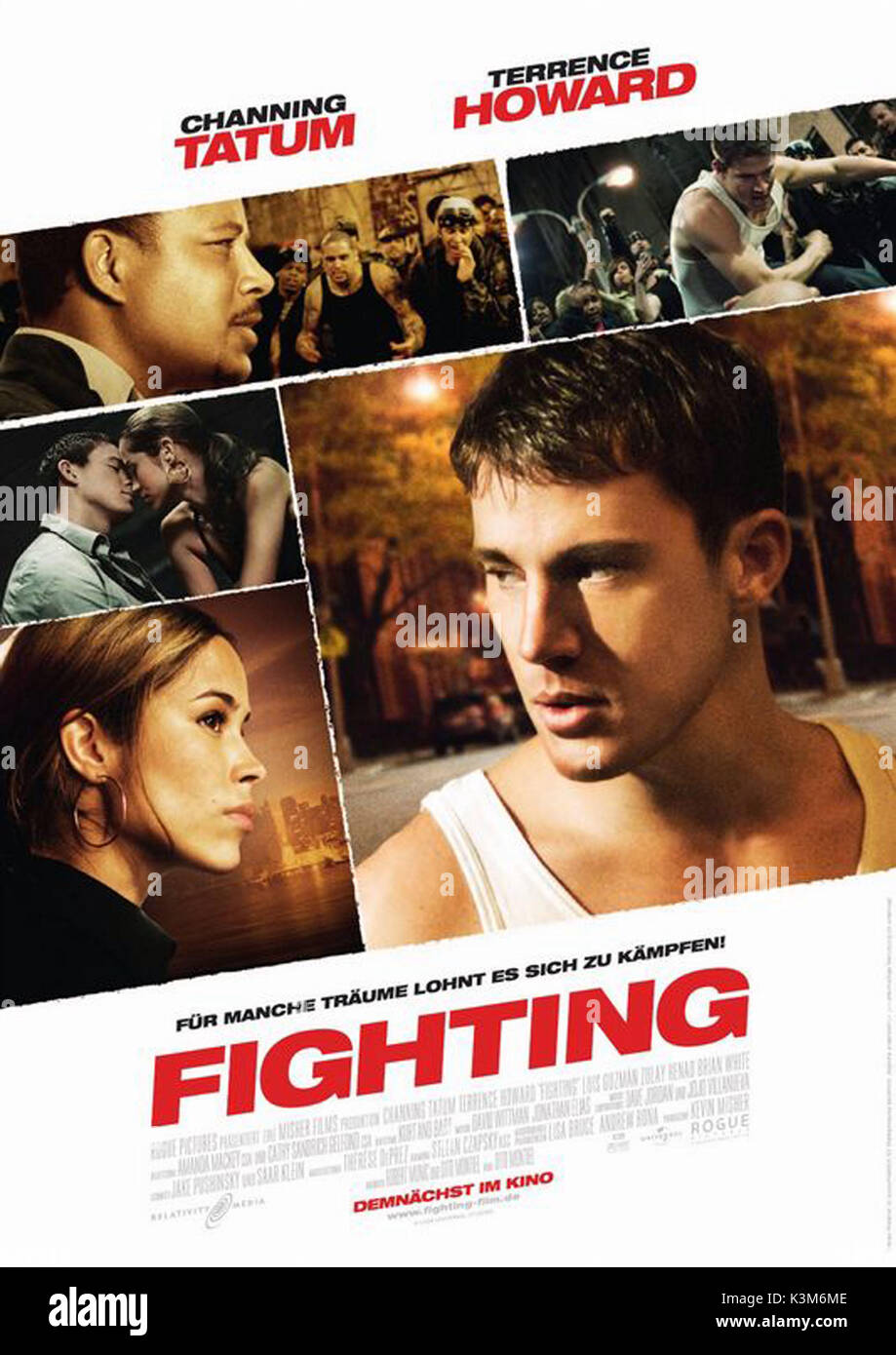 FIGHTING CHANNING TATUM FIGHTING     Date: 2009 Stock Photo