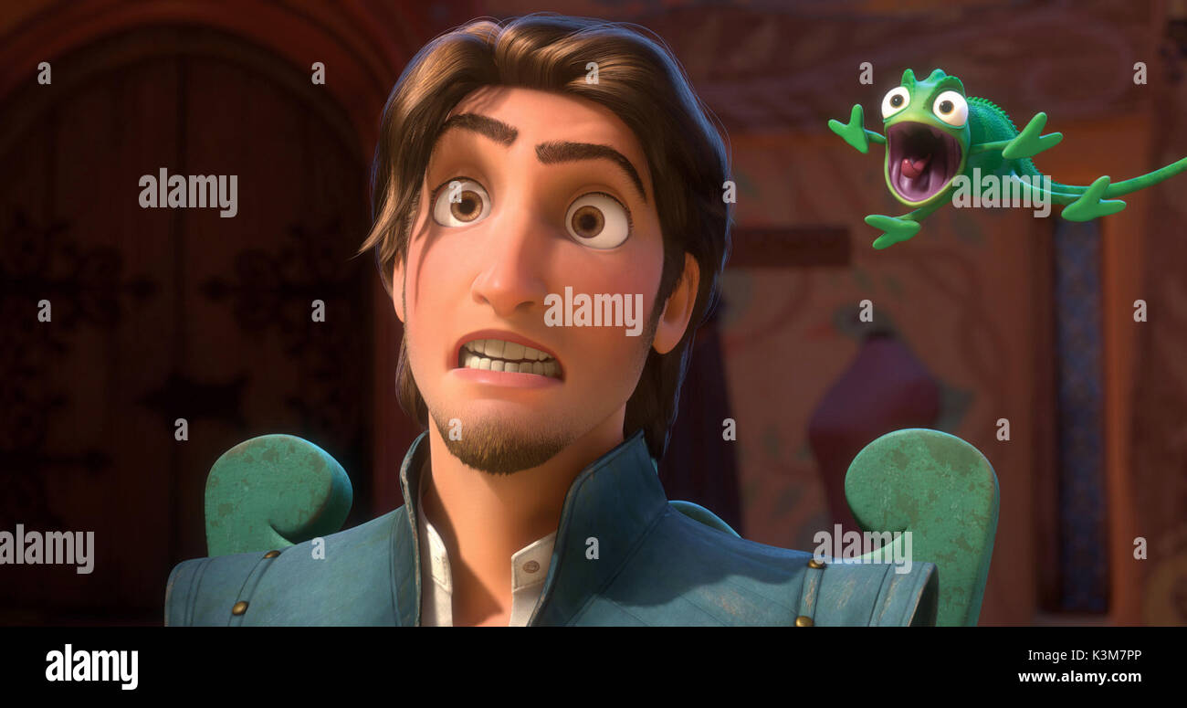 TANGLED aka RAPUNZEL ZACHARY LEVI voices Flynn Rider, Pascal TANGLED     Date: 2010 Stock Photo