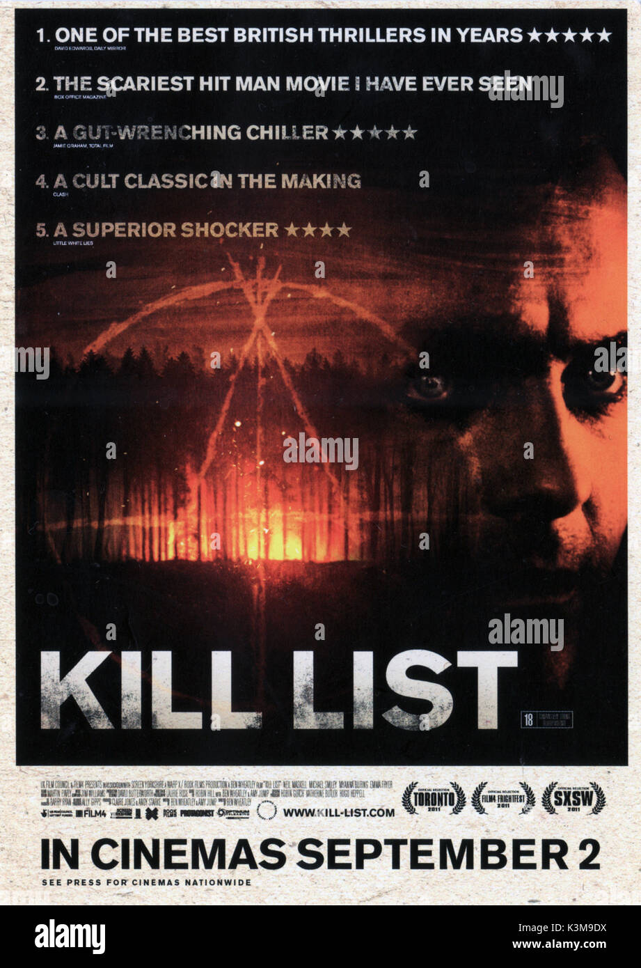KILL LIST      Date: 2011 Stock Photo