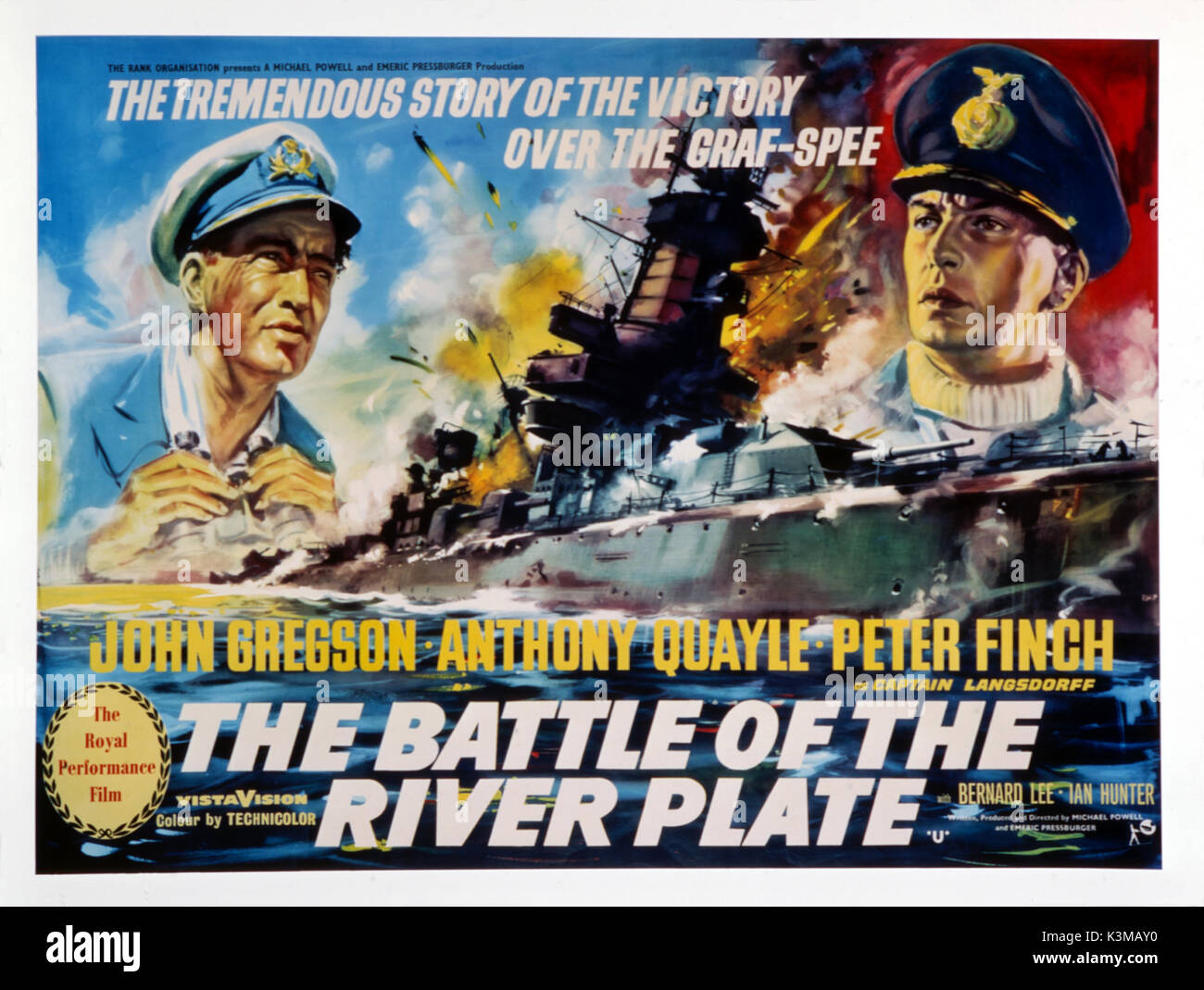 THE BATTLE OF THE RIVER PLATE [BR 1956]     Date: 1956 Stock Photo