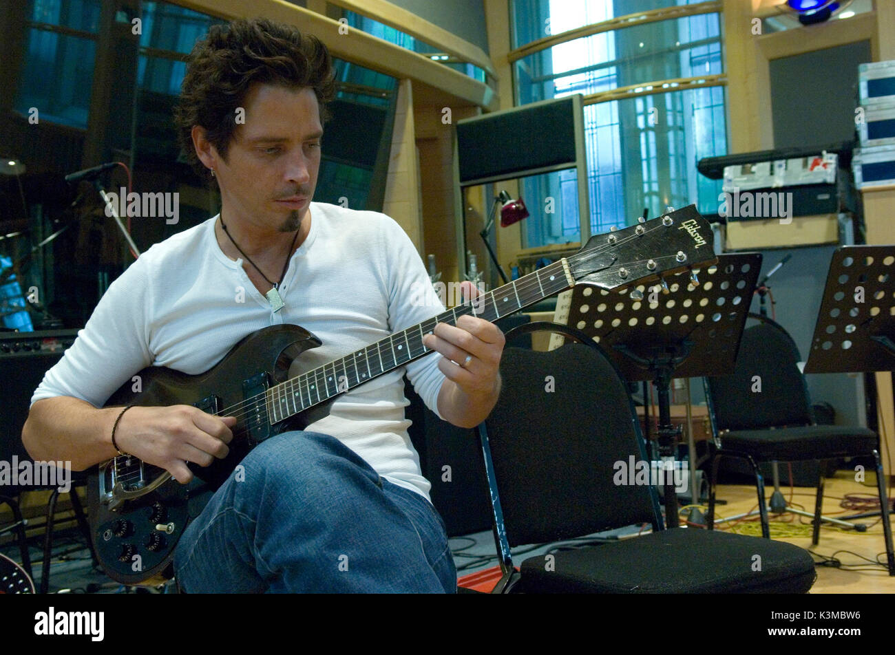 CHRIS CORNELL recording the theme song ' Stock Photo