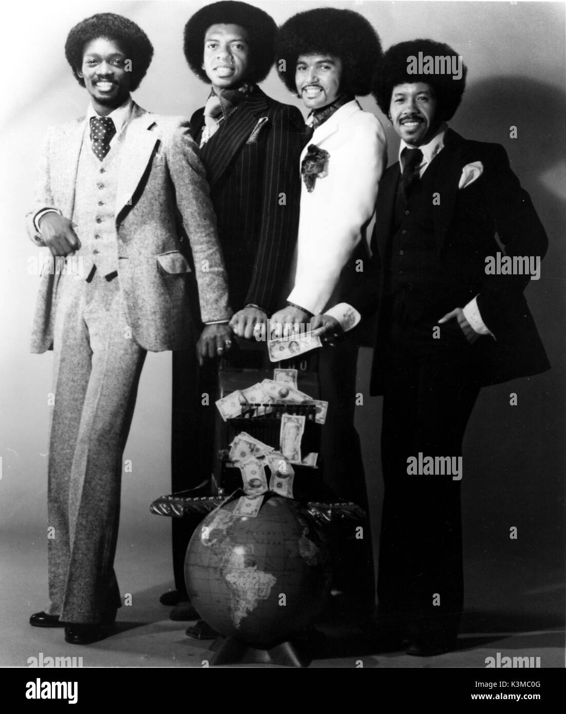 THE CHI-LITES Chicago based 1970s soul group Stock Photo