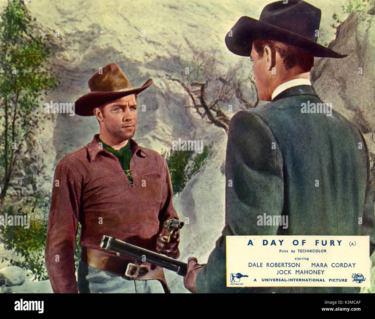 A DAY OF FURY [US 1956] DALE ROBERTSON     Date: 1956 Stock Photo