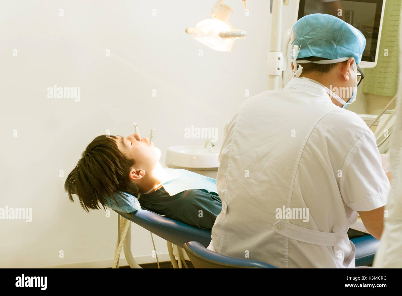 Dental doctor is working Stock Photo Alamy