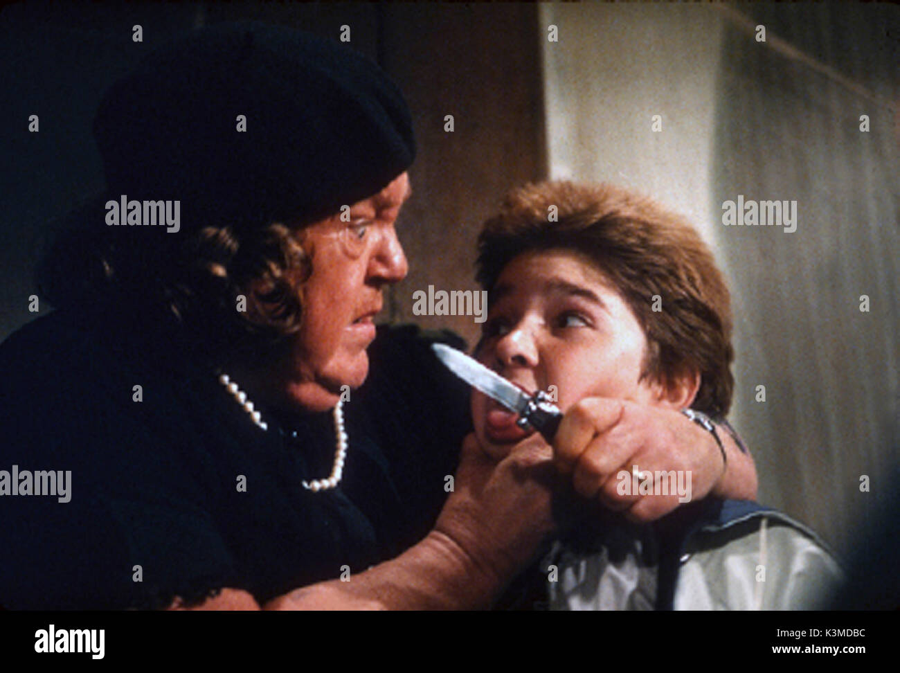 THE GOONIES [US 1985] ANNE RAMSEY, COREY FELDMAN     Date: 1985 Stock Photo