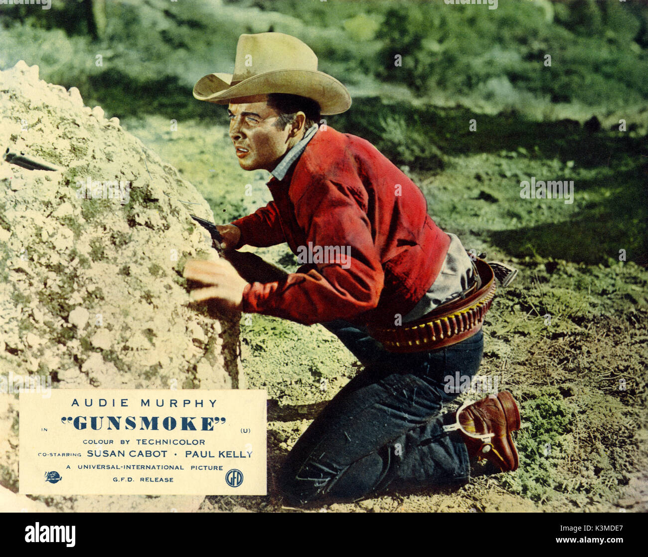 GUNSMOKE [US 1953] AUDIE MURPHY Date: 1953 Stock Photo - Alamy