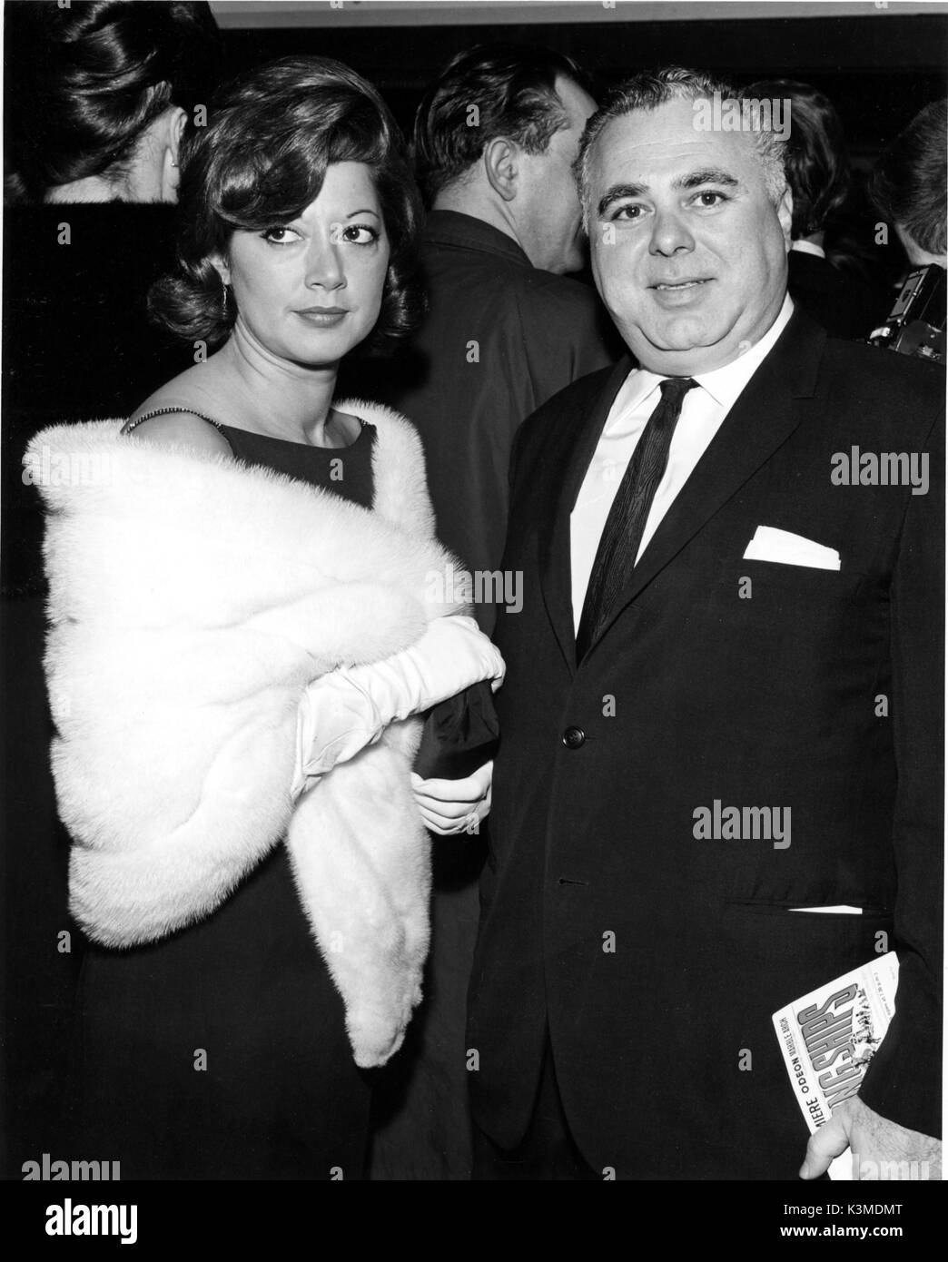 HARRY SALTZMAN [1915 - 1994] with his wife Film Producer     Date: 1994 Stock Photo