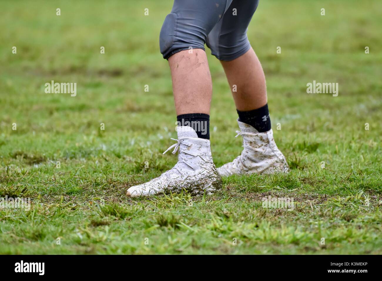 Under football cleats hi-res stock photography and images - Alamy