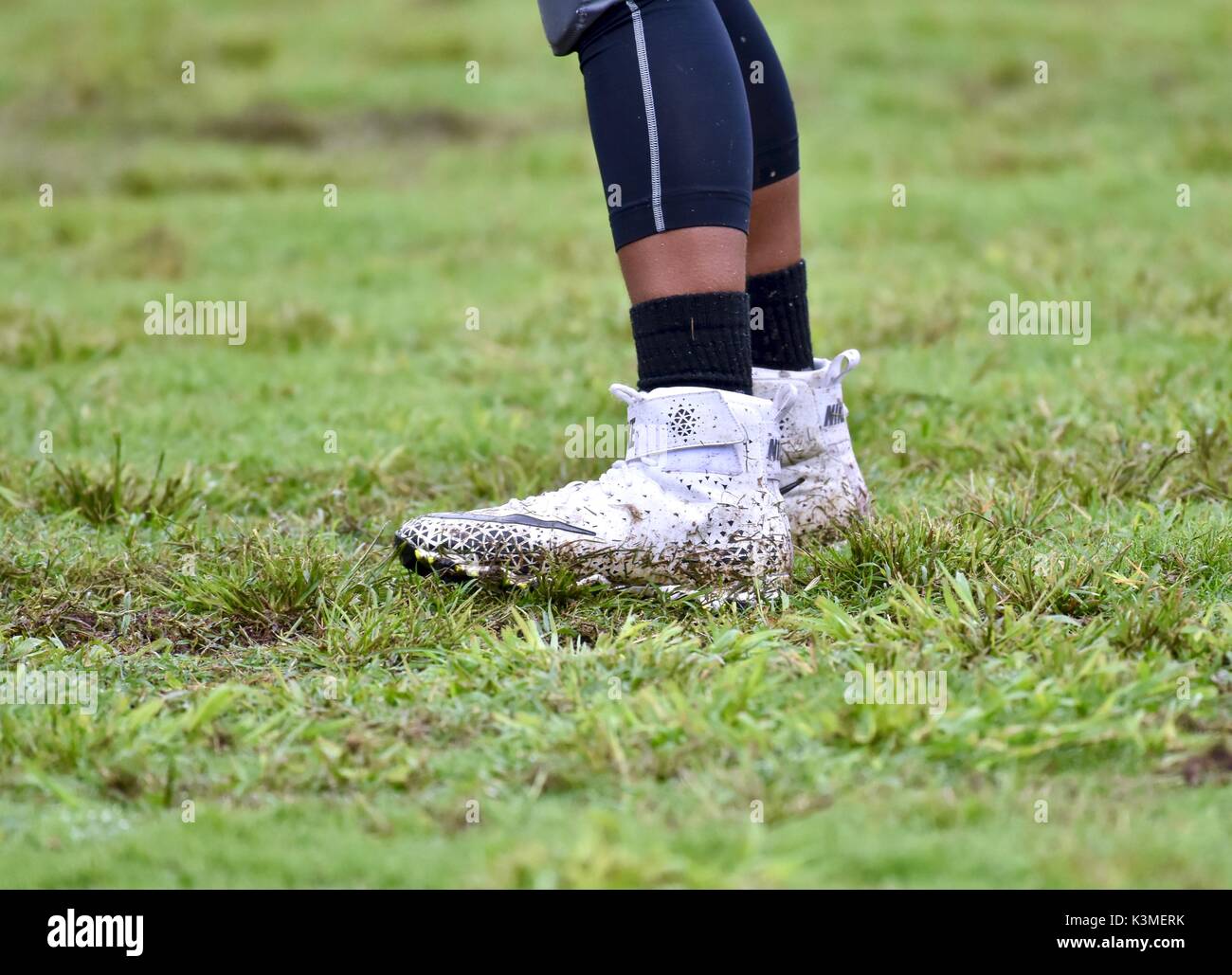 American football players cleats Stock Photo - Alamy