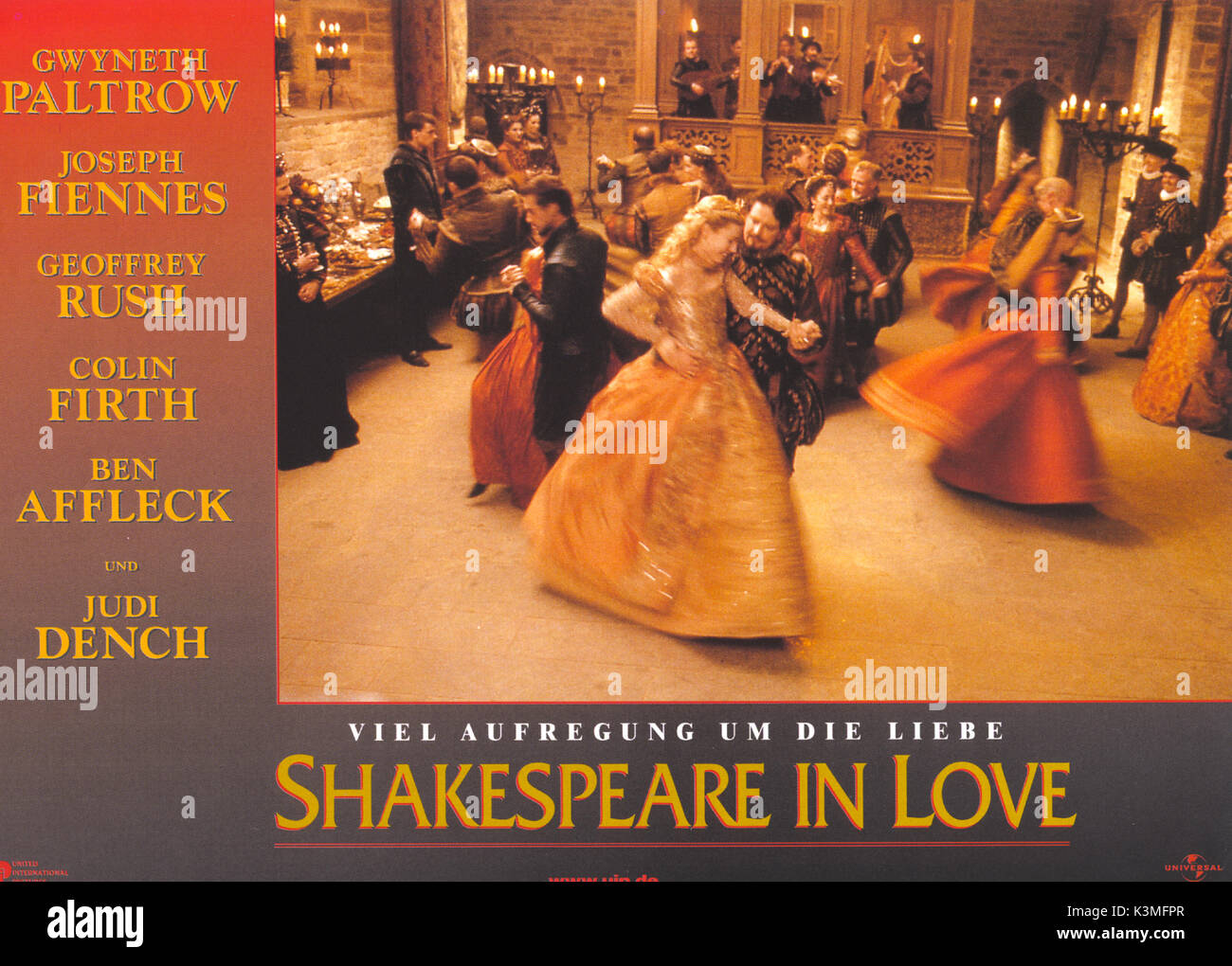 SHAKESPEARE IN LOVE [US / BR 1998] JOSEPH FIENNES, PALTROW