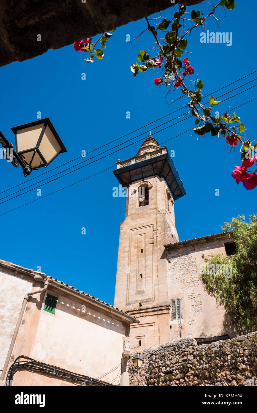 Valldemossa is a village on the island of Majorca, Balearic Islands, Spain. Stock Photo