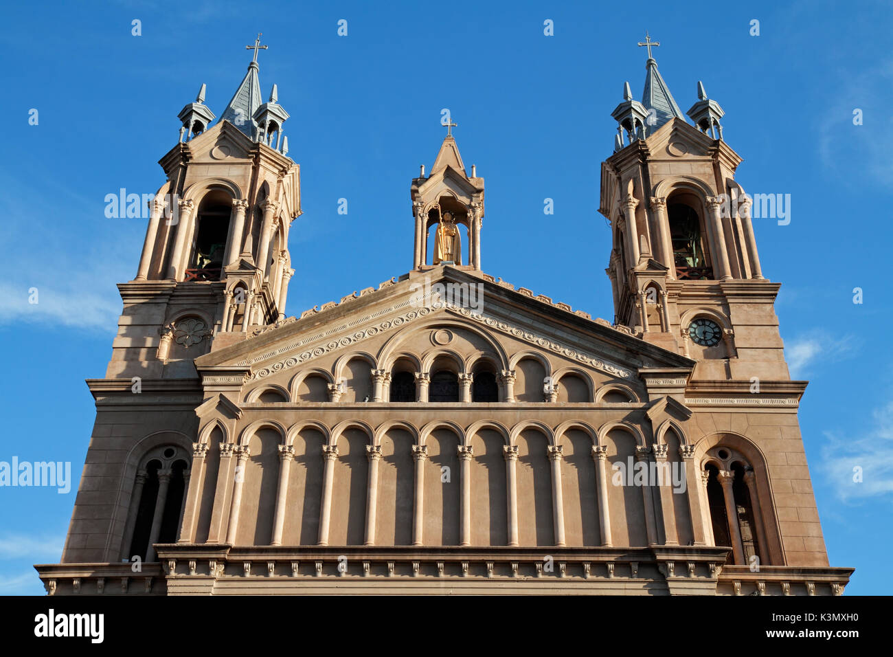 Cathedral San Nicolas de Bari in the city of La Rioja, Argentina Stock Photo