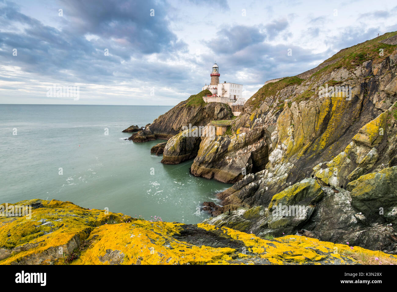 Baily lighthouse, Howth, County Dublin, Ireland, Europe. Stock Photo