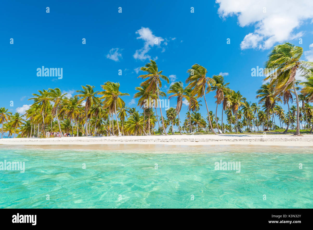 Canto de la Playa, Saona Island, East National Park (Parque Nacional del Este), Dominican Republic, Caribbean Sea. Stock Photo