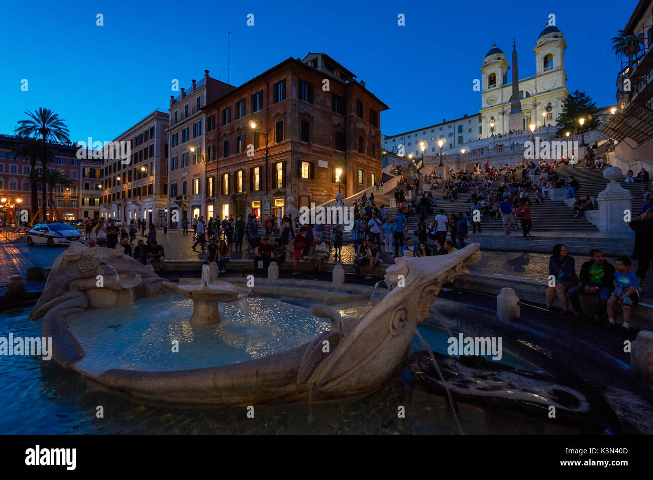 The Spanish Steps in Rome, Italy Stock Photo Alamy