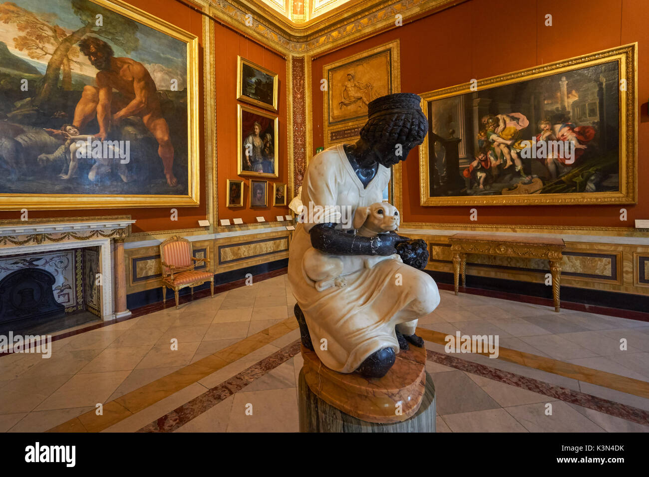 The Galleria Borghese in Rome, Italy Stock Photo