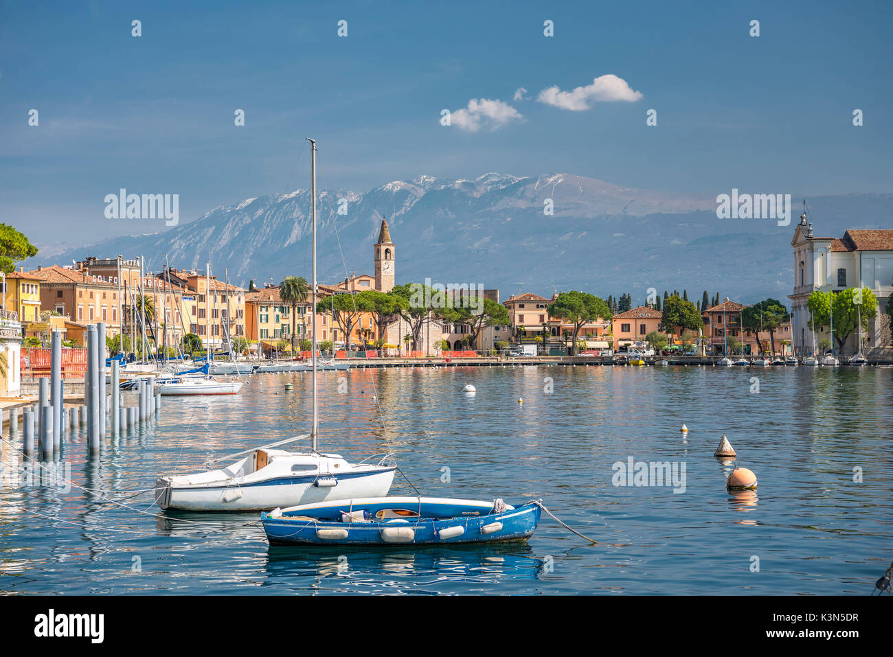 Toscolano Maderno, Lake Garda, Brescia province, Lombardy, Italy. Stock Photo