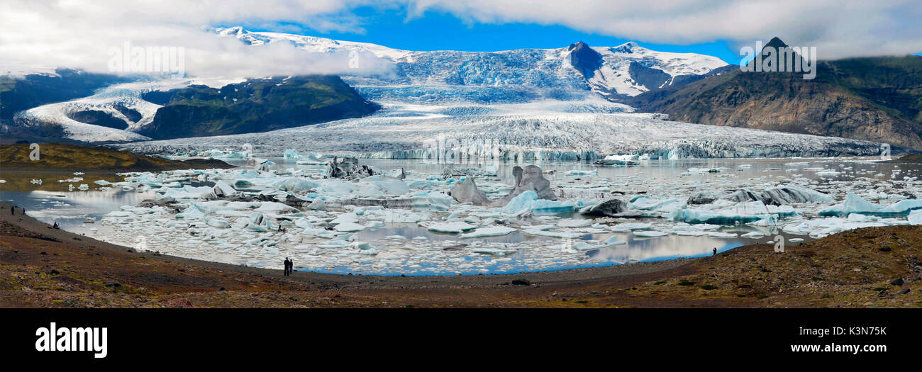 Iceberg and Glaciers on Fjallsarlon, Iceland  Europe Stock Photo