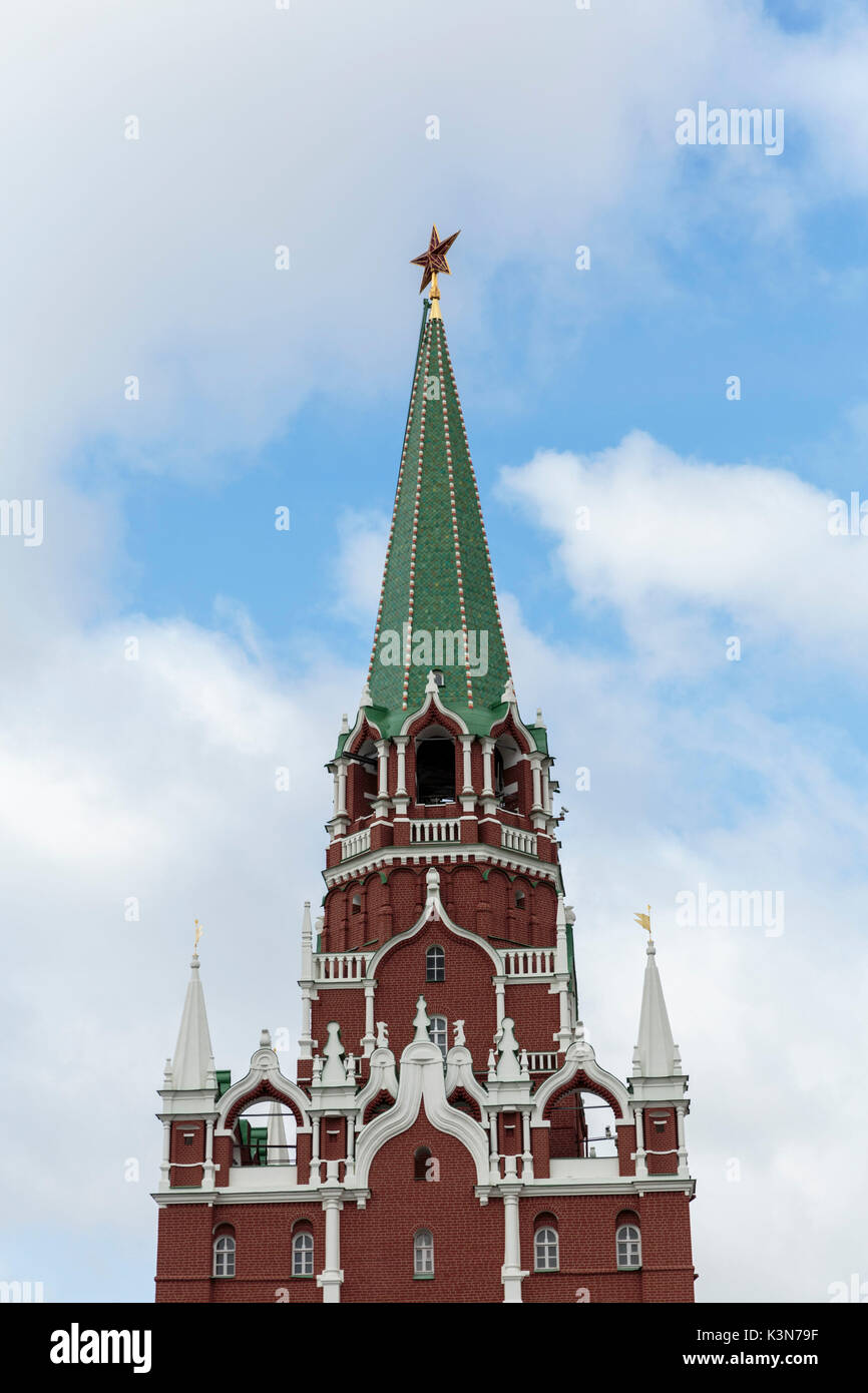 Russia, Moscow, Red Square, Kutafiya tower Stock Photo