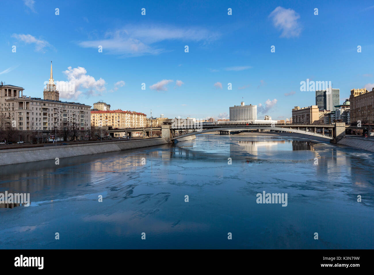 Russia, Moscow, the Moskva river Stock Photo