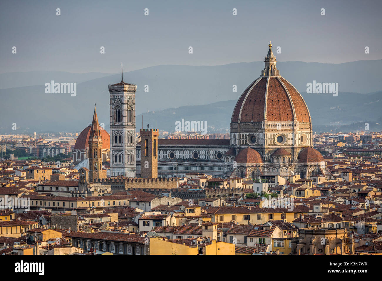 Santa Maria del Fiore cathedral in Florence, Tuscany, Italy. Stock Photo
