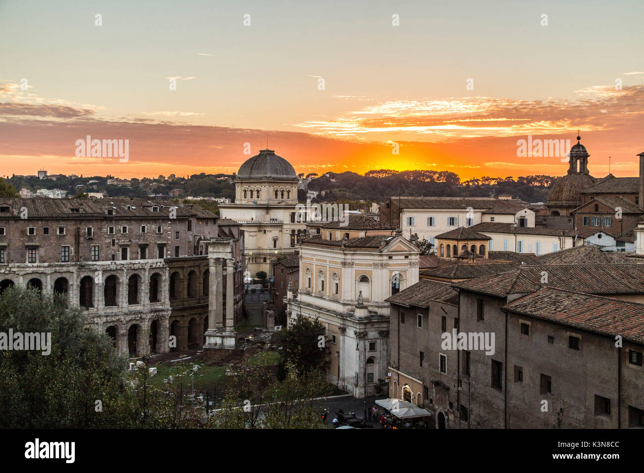 View from Capitol Hill, Rome, Lazio, Italy Stock Photo