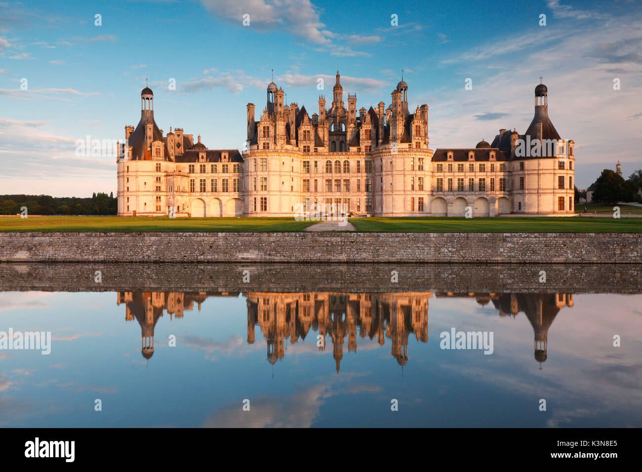 Chambord's castle, Loire valley, France Stock Photo Alamy