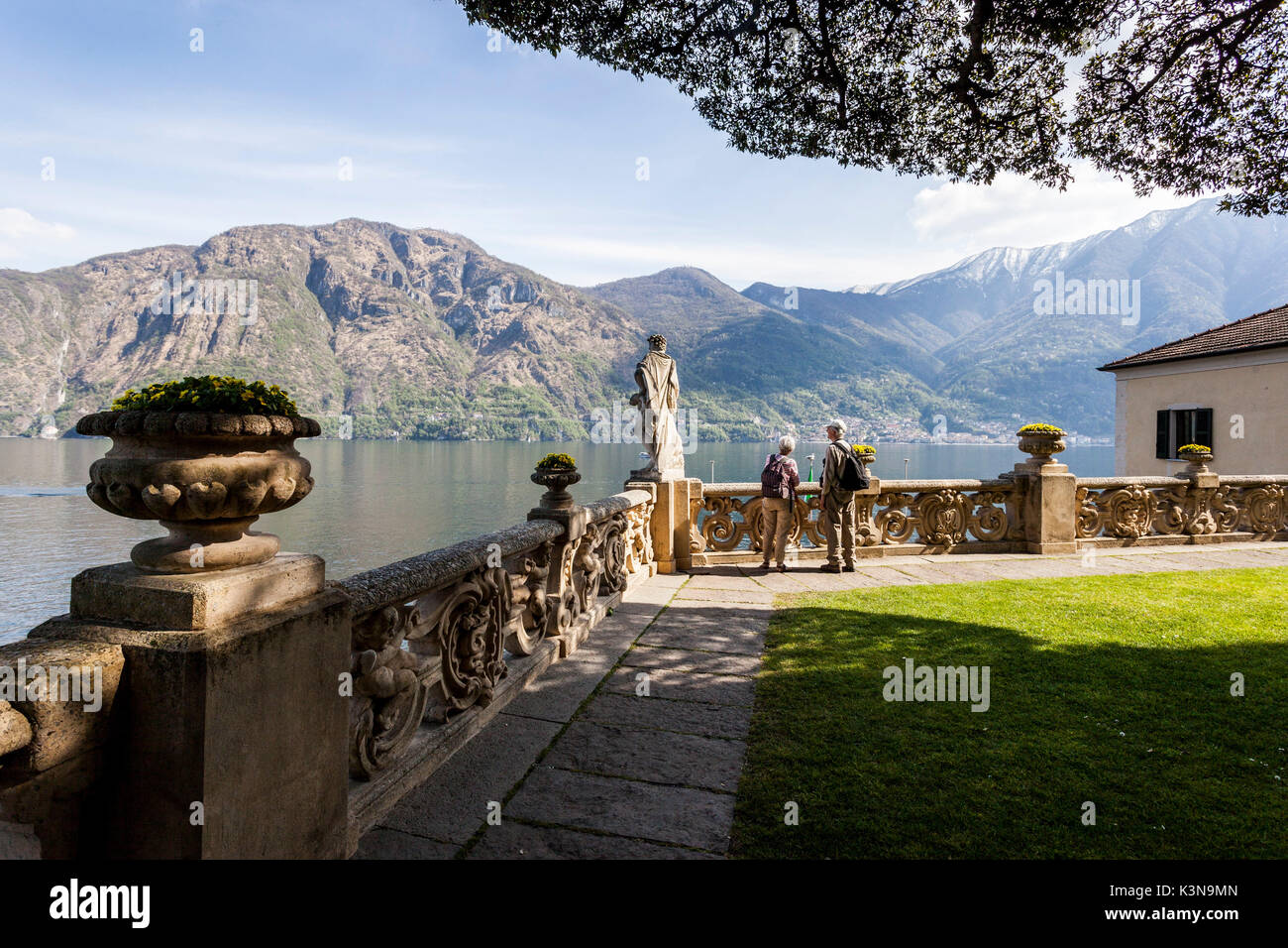 Italy, Lombardy, Como district. Como Lake, Villa del Balbianello Stock Photo