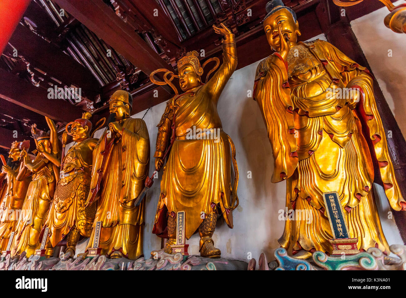 China, Shanghai, Jade Buddha Temple Stock Photo