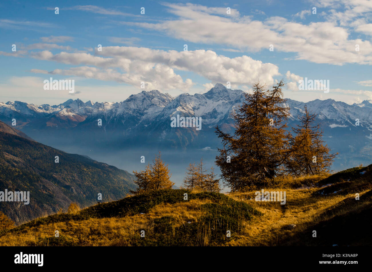 Valle del Gran San Bernardo, Aosta valley, Italy Stock Photo - Alamy