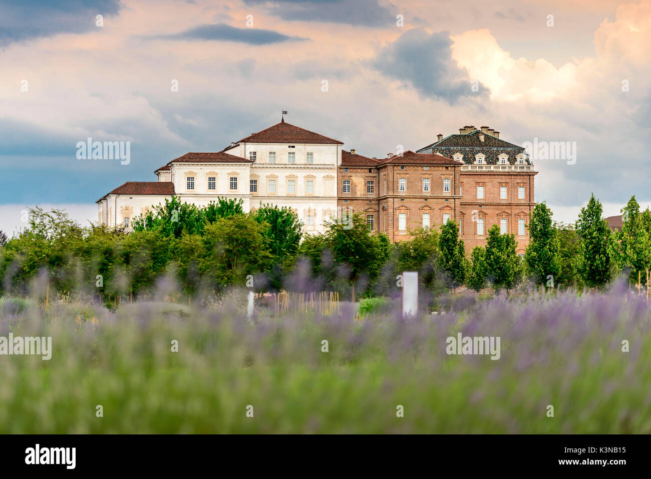 Palace of Venaria, Residences of the Royal House of Savoy. Europe. Italy. Piedmont. Torino district. Venaria Reale Stock Photo