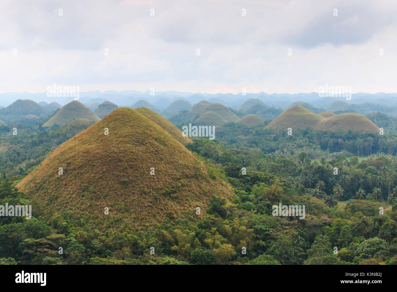 Chocolate hills, in Bohol, Philippines Stock Photo Alamy