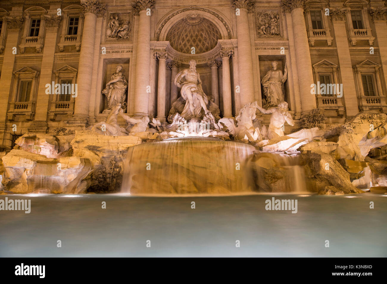 Fontana di Trevi, Rome, Lazio,Italy Stock Photo