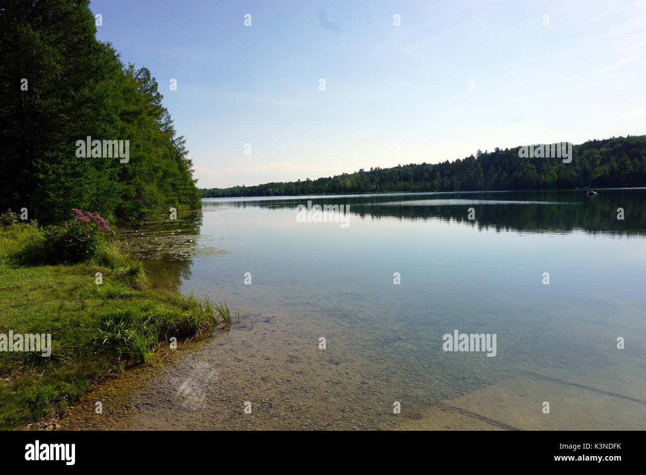 Picturesque McCormick Lake Stock Photo Alamy