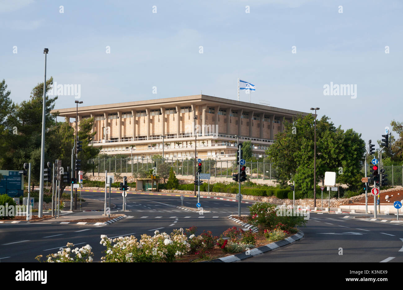 Israeli Knesset, Israeli parliament Stock Photo