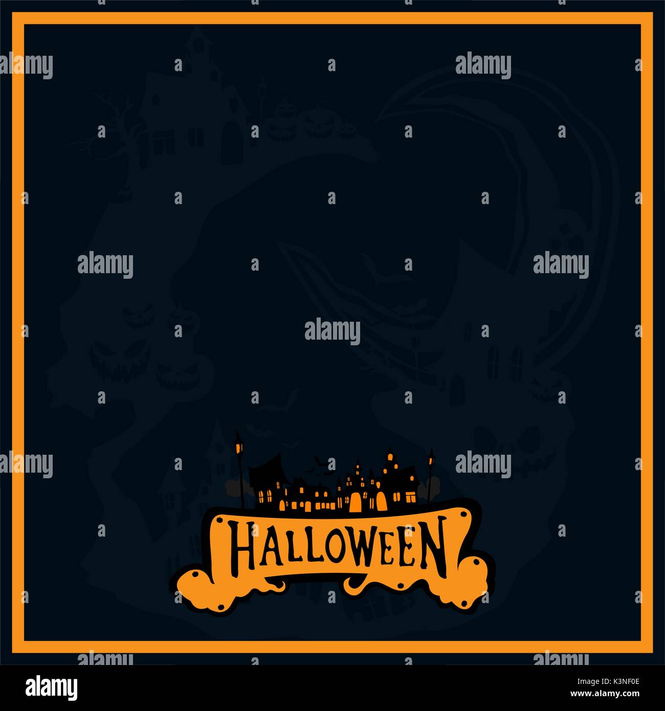 halloween vector background Stock Vector