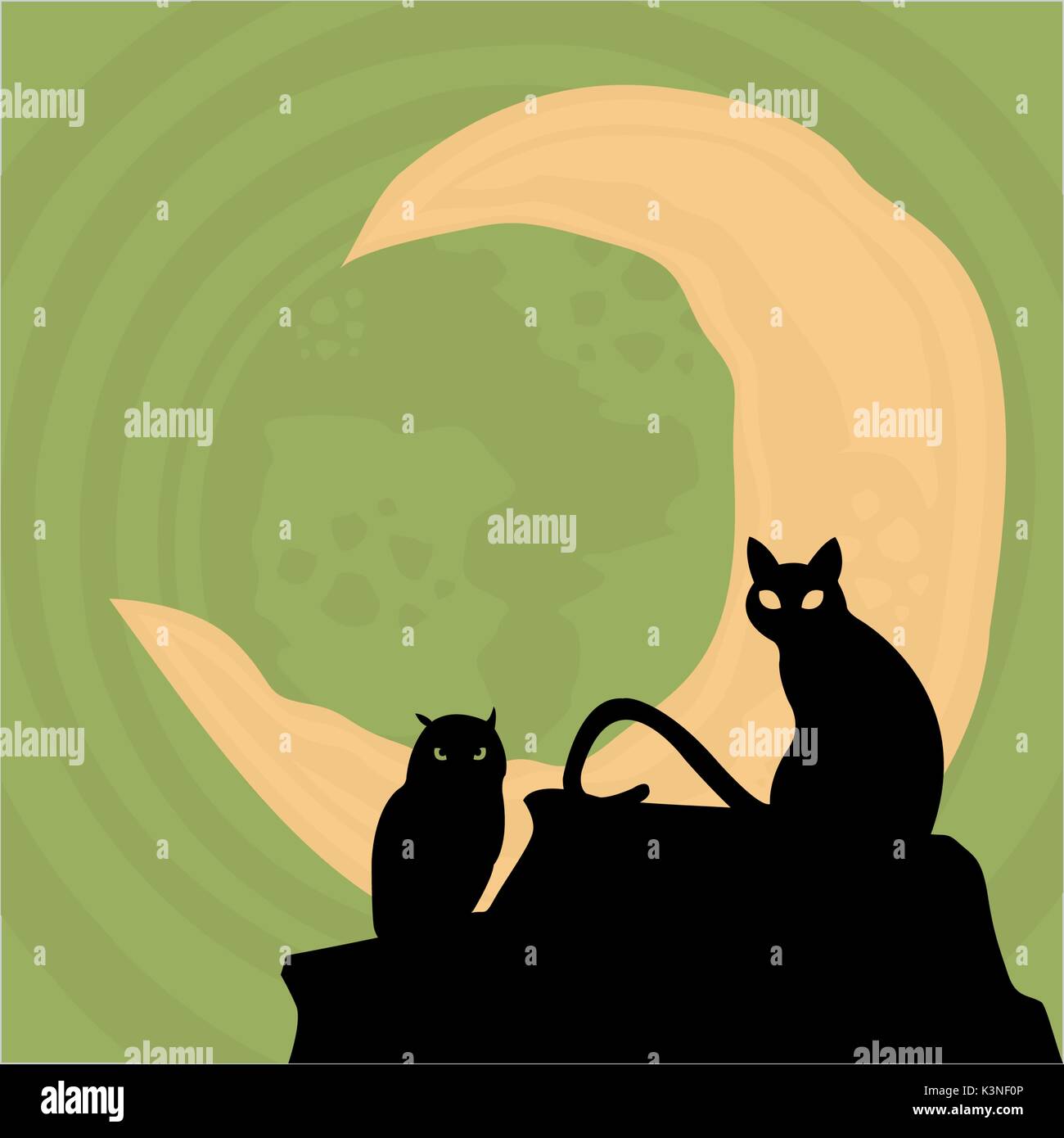 halloween vector background Stock Vector