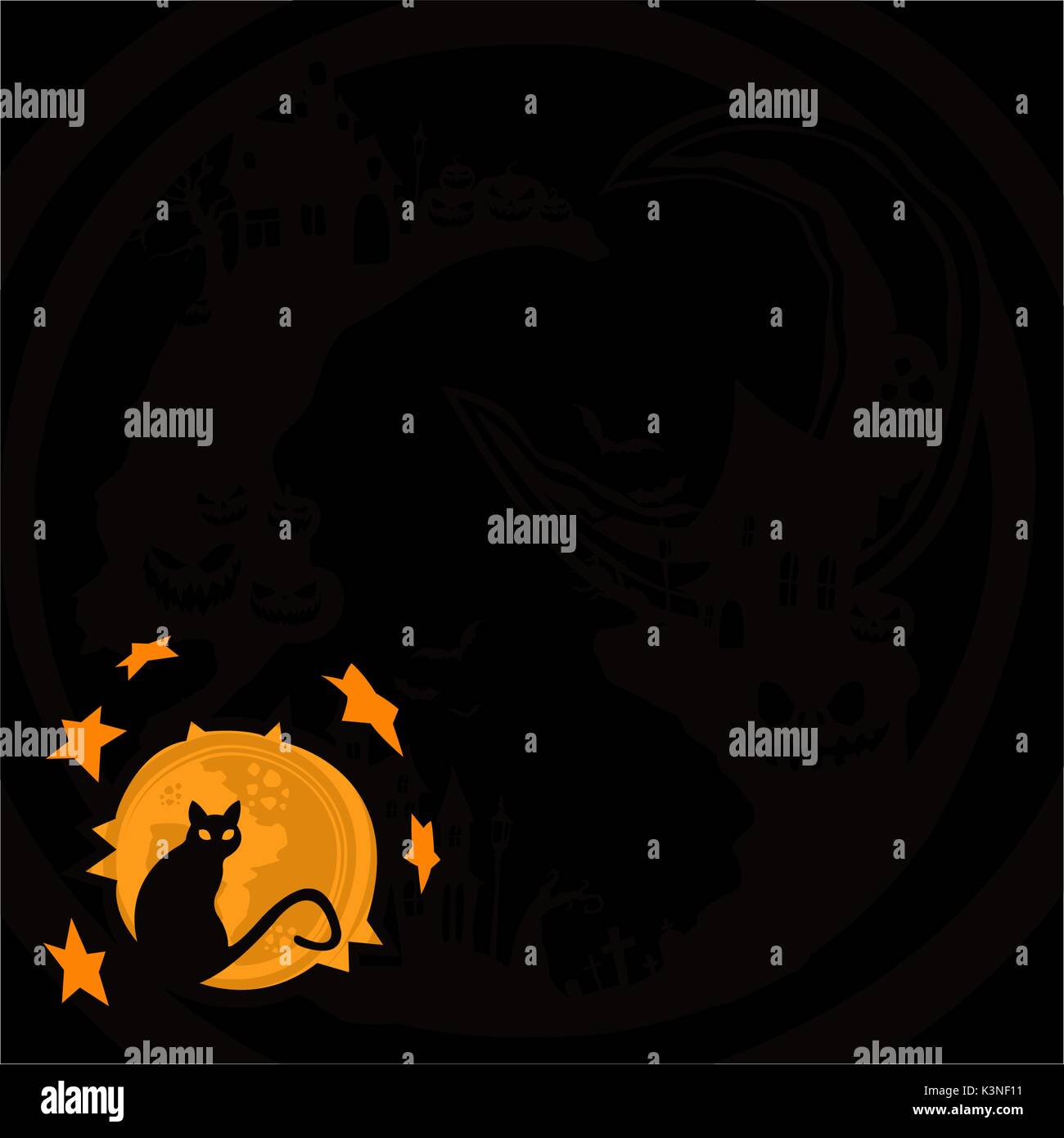 halloween vector background Stock Vector