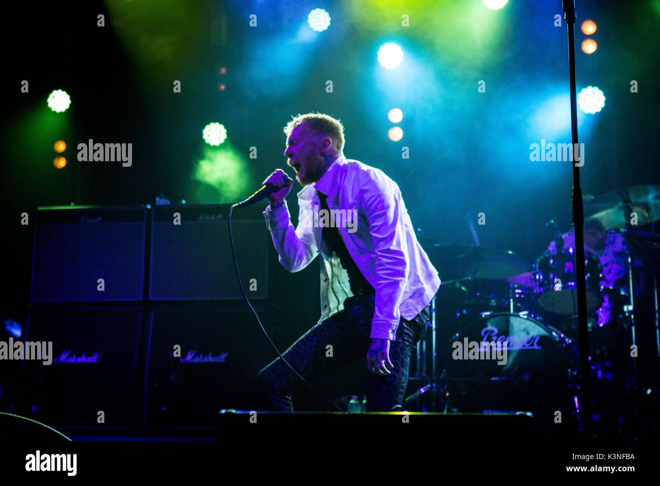 Treviso, Italy 31 august 2017 Frank Carter & The Rattlesnakes perform live at Home Festival © Roberto Finizio / Alamy Live News Stock Photo