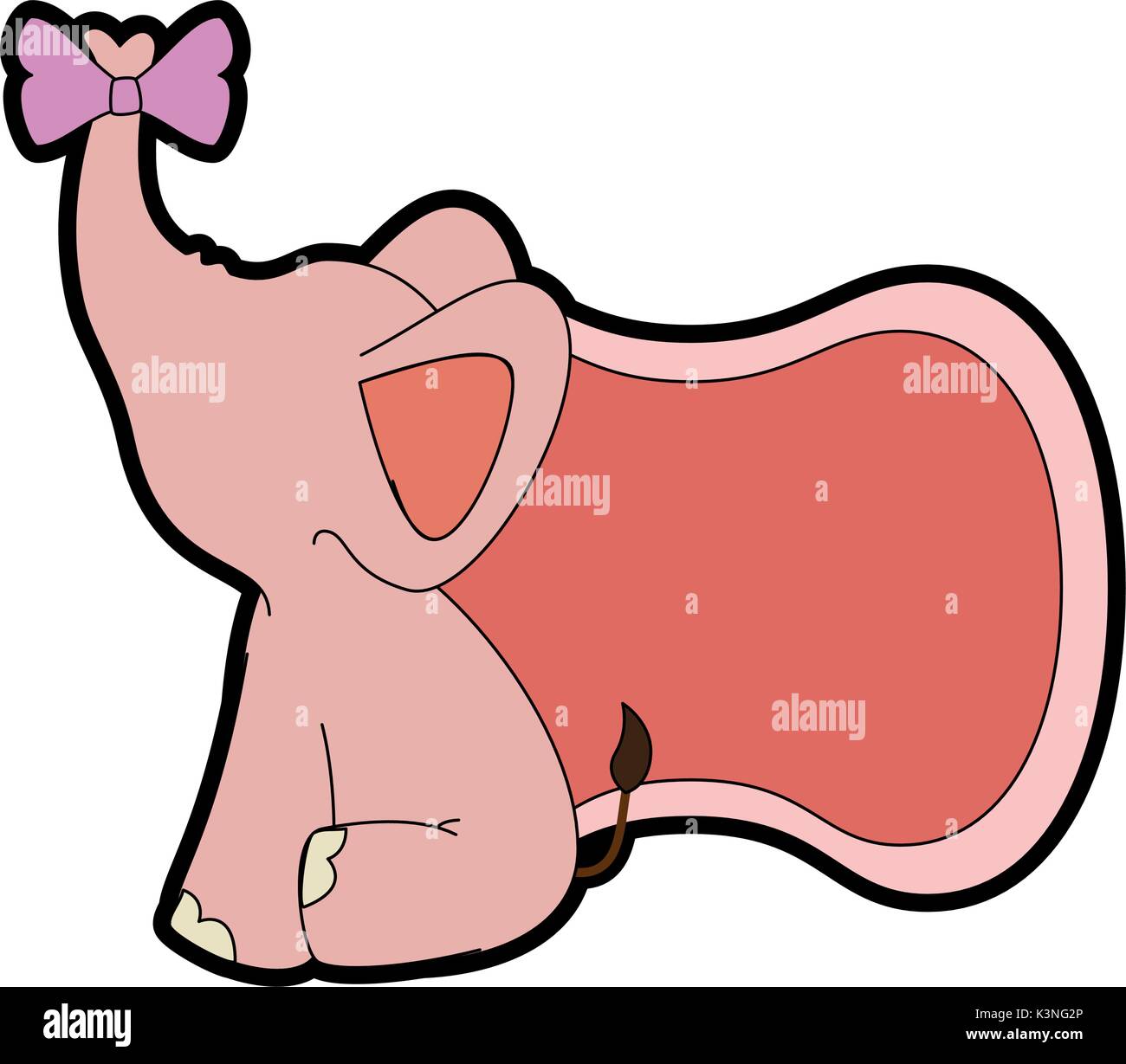baby shower card with cute elephant icon over white background vector ...
