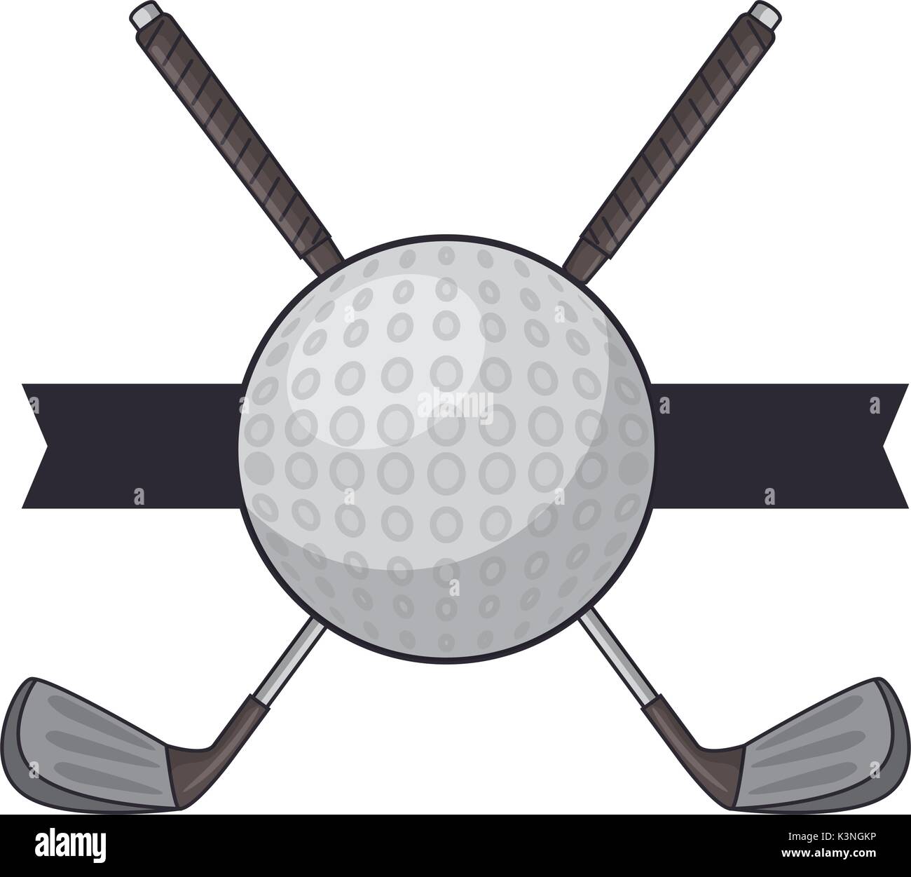 Golf club with ball Stock Vector by ©Ginko 15567709