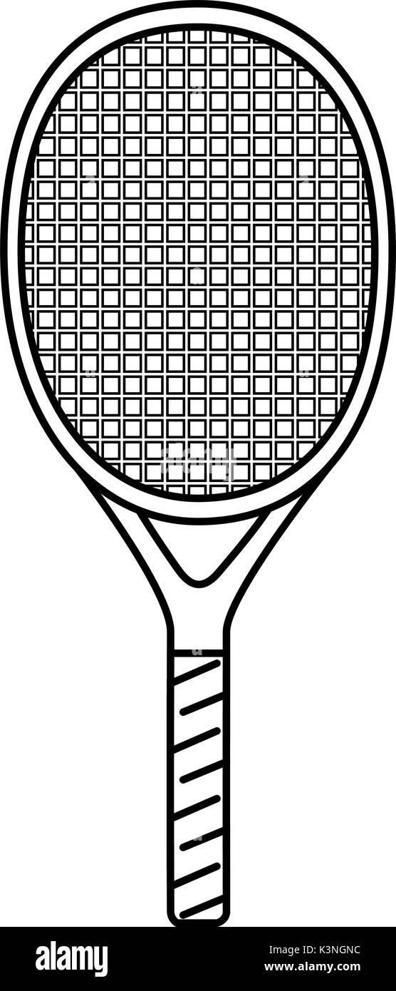 tennis racket isolated icon vector illustration design Stock Vector ...