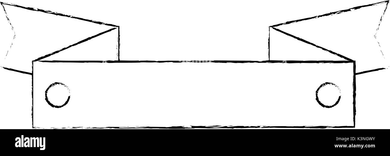 Empty ribbon banner icon vector illustration graphic design Stock ...