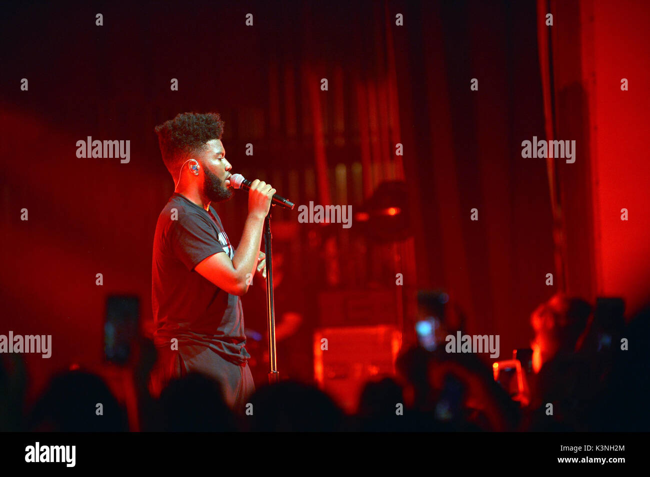 Khalid Performing Live In Concert During The The American Teen Tour 